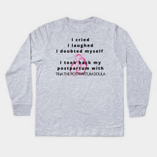 Take back postpartum Kids Long Sleeve T-Shirt